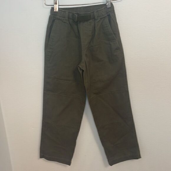 Lands’ End boys olive khaki pants.  Elastic adjustable waist.  Size 8 slim. - Picture 5 of 6